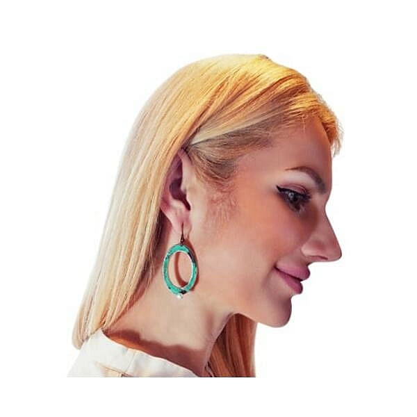 Pearl hoops earrings dangle – 3772,Buy pearl hoops earrings dangle,hoop earrings,earrings dangle,pearl earrings dangle and handmade jewelry by greek fashion jewelry designer Aikaterini Chalkiadaki.