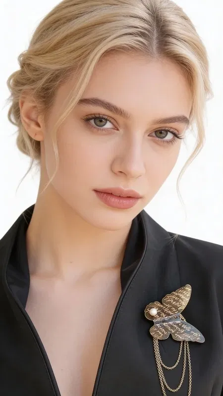 , This exquisite butterfly brooch captures the essence of timeless elegance with its intricate antique brass construction and lustrous freshwater pearl accent. The statement piece features meticulously crafted butterfly wings with detailed engravings and decorative patterns that catch light beautifully, creating visual depth and movement.
The brooch showcases exceptional Greek craftsmanship, with delicate chain draping that adds sophisticated movement and texture to the design. A genuine freshwater pearl nestles perfectly within the composition, providing a luminous focal point that complements the warm antique brass finish. The oxidized detailing in the wing patterns creates beautiful contrast and highlights the intricate metalwork.
This versatile statement piece transforms any outfit from ordinary to extraordinary. Pin it to a crisp white blazer for professional elegance, add drama to a little black dress for evening sophistication, or use it to elevate a casual blouse. The generous size ensures it makes a confident style statement while remaining refined enough for both day and evening wear.
The butterfly motif symbolizes transformation and beauty, making this brooch not just an accessory but a meaningful addition to your jewelry collection. The secure pin closure ensures comfortable all-day wear, while the substantial weight speaks to its quality construction.
Store in a dry place away from moisture and chemicals. Clean gently with a soft cloth to maintain the antique brass finish and pearl luster. Avoid contact with perfumes and lotions to preserve the metal's patina.