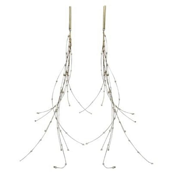 Long statement pearl earrings - Medusa,Find unique handmade long statement pearl earrings,Medusa style by greek fashion jewelry designer Aikaterini Chalkiadaki. A perfect jewelry gift for women.