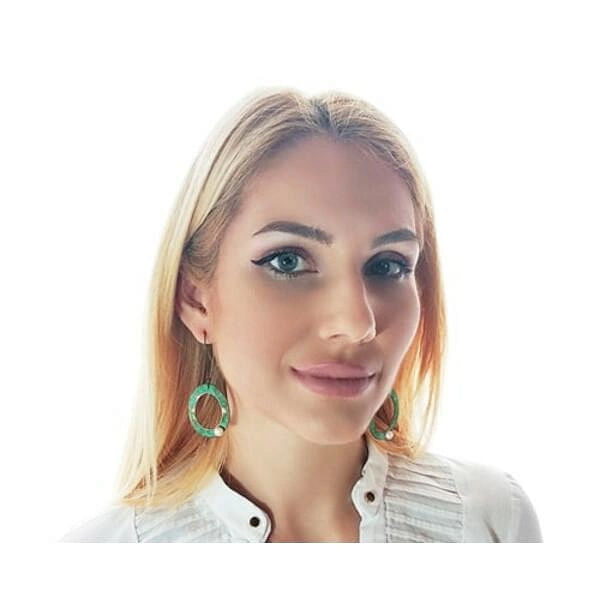 Statement dangle pearl earrings studs long - 3957,Buy statement dangle pearl earrings studs long, dangle earring, pearl earrings and handmade earrings by greek fashion jewelry designer Aikaterini Chalkiadaki. A jewelry gift for her.