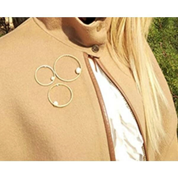 Pearl brooches triplet - 2227,Buy pearl brooches triplet and unique handmade fashion jewelry by greek fashion jewelry designer Aikaterini Chalkiadaki. A perfect jewelry gift for her.